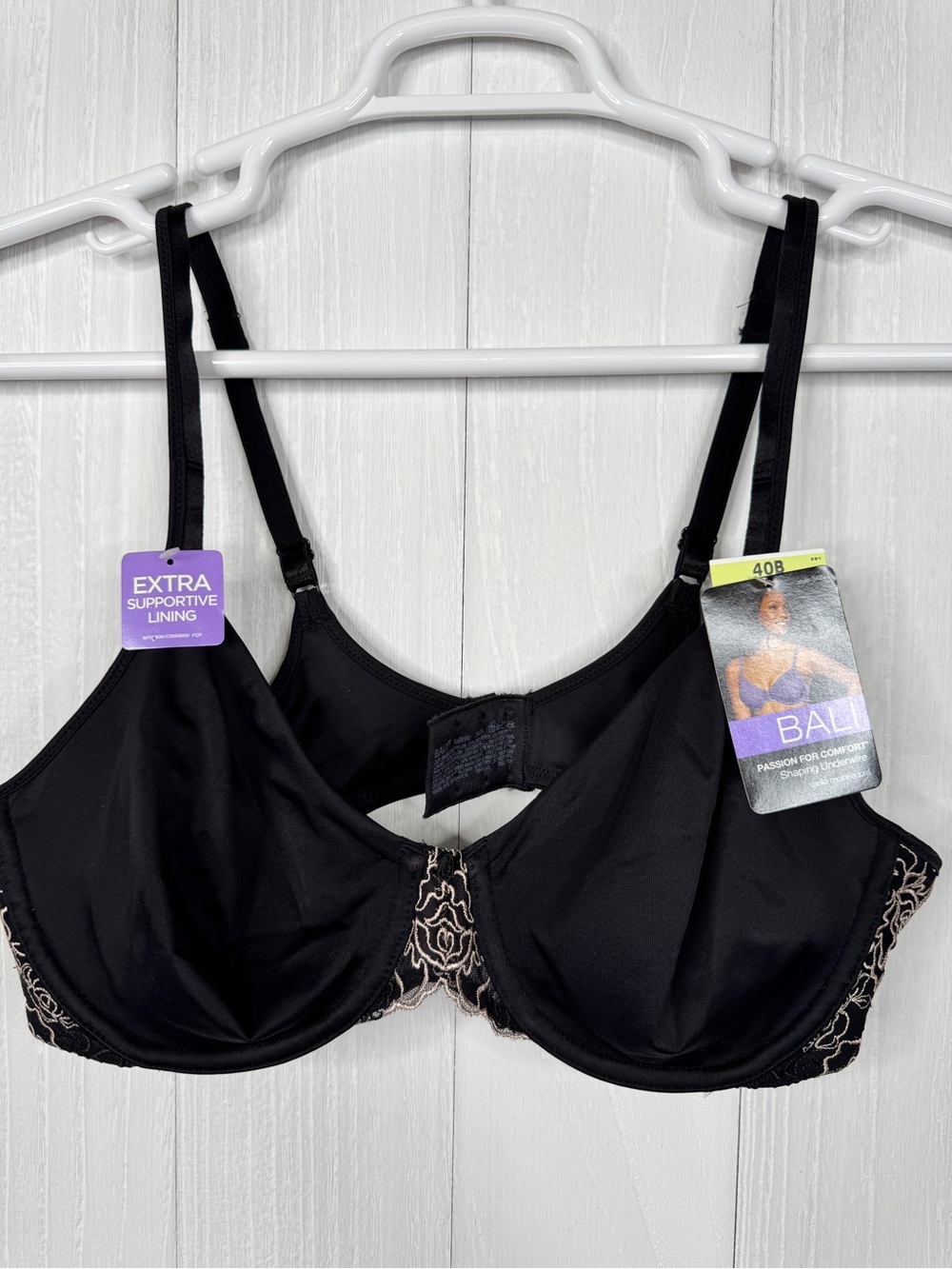 Bali Passion for Comfort 3429 Shaping Underwire T-Shirt Bra 40B